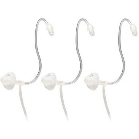 Heating Air Supply - Left Ear 3 pack of Medium (Men 2B) Replacement Micro Hearing Aid Poly Tubes