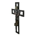 thumbnail image 3 of Heroes Appreciation Gifts Faux-Metal Fallen Soldier Memorial Wall Cross with American Flag and Heart Theme,, 3 of 3