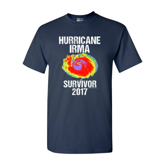 Hurricane Irma Survivor 2017 DT Adult T-Shirt Tee