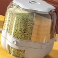 thumbnail image 1 of Grains Separate Storage Box Grain Rotating Storage  Grains Rice Rotating Bucket Bean Rotating Storage  Grains Separate Storage Box Rotating Rice Bucket Food Grade Household Bean, 1 of 5
