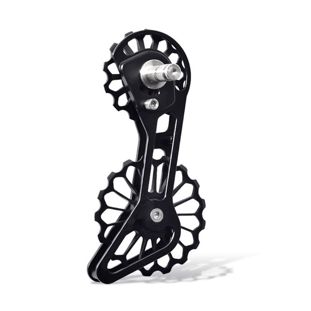 Road MTB Bike Rear Derailleur Pulley Derailleur with Ceramic Bearing Bicycle Guide Wheel Outdoor Biking Replacement for Shimano R6700 R6770 R6800 R6870 SD3