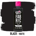 thumbnail image 2 of Tulip Brush-On Fabric Liquid Paint Black, Create Permanent Designs, Great for Fashion and Decor Crafts, Black Color, 4 oz, 2 of 10