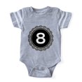 thumbnail image 1 of CafePress - Monogram Medallion 8 - Cute Infant Baby Football Bodysuit, 1 of 1