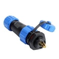 thumbnail image 1 of Conector de enchufe de plástico impermeable IP67 SP13 de 3 pines (3 pines), 1 of 14
