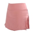 thumbnail image 1 of Ficarrico Faldas de Tenis para Mujer Pantalones Cortos Inter Cintura Ancha Falda Deportiva de Entrenamiento de Secado rápido Rosa L, 1 of 8
