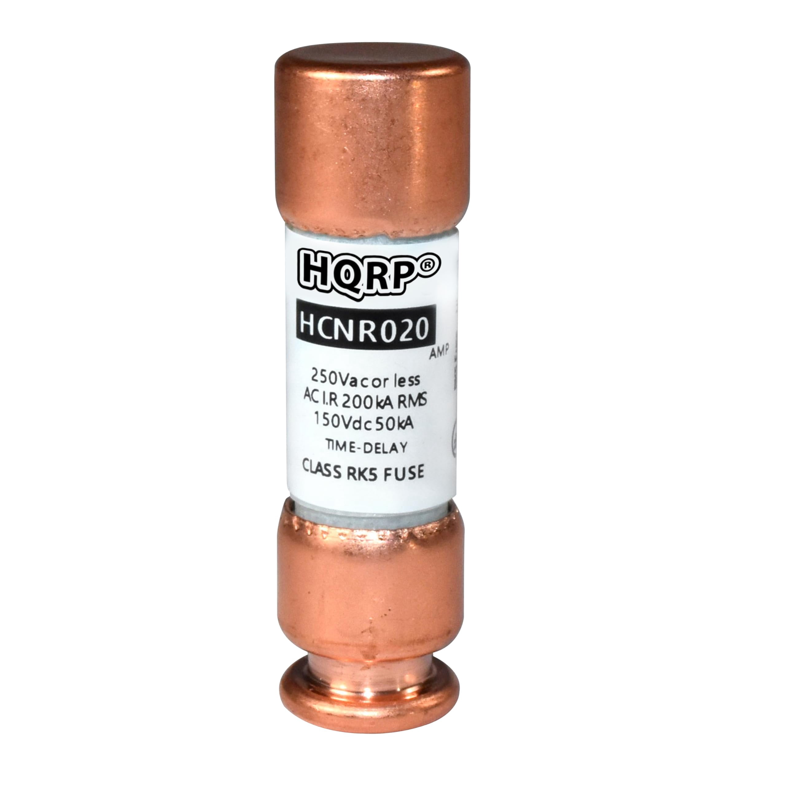 HQRP 2-Pack HCNR020 20 Amp 250V Dual Element Time-Delay Fuse