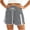 Gray, variant on Womens High Waisted Shorts Athletic Running Shorts Workout Gym Quick Dry Flowy Shorts with Pockets Red,L