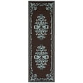 thumbnail image 2 of Safavieh Easy Care Chanelle Floral Runner Rug, Chocolate/Multi, 2'6" x 8', 2 of 8