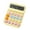 Yellow, variant on Whaledi Transparent Button Calculator with Large Display LCD Display Big Button