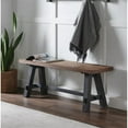 thumbnail image 2 of Alaterre Furniture Adam 48"L Solid Wood Bench - Natural, 2 of 5