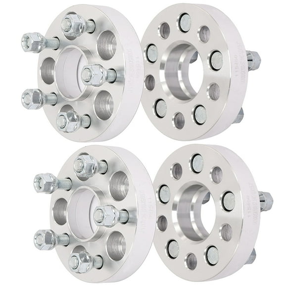 SCITOO 4Pcs 5x100 Wheel Spacers 1 inch Thread Pitch 12x1.5 Hub Bore 57.1mm 5 Lug Wheel Spacers Fit for Skylark Skyhawk Century Somerset Cimarron Cavalier Corsica Beretta Celebrity