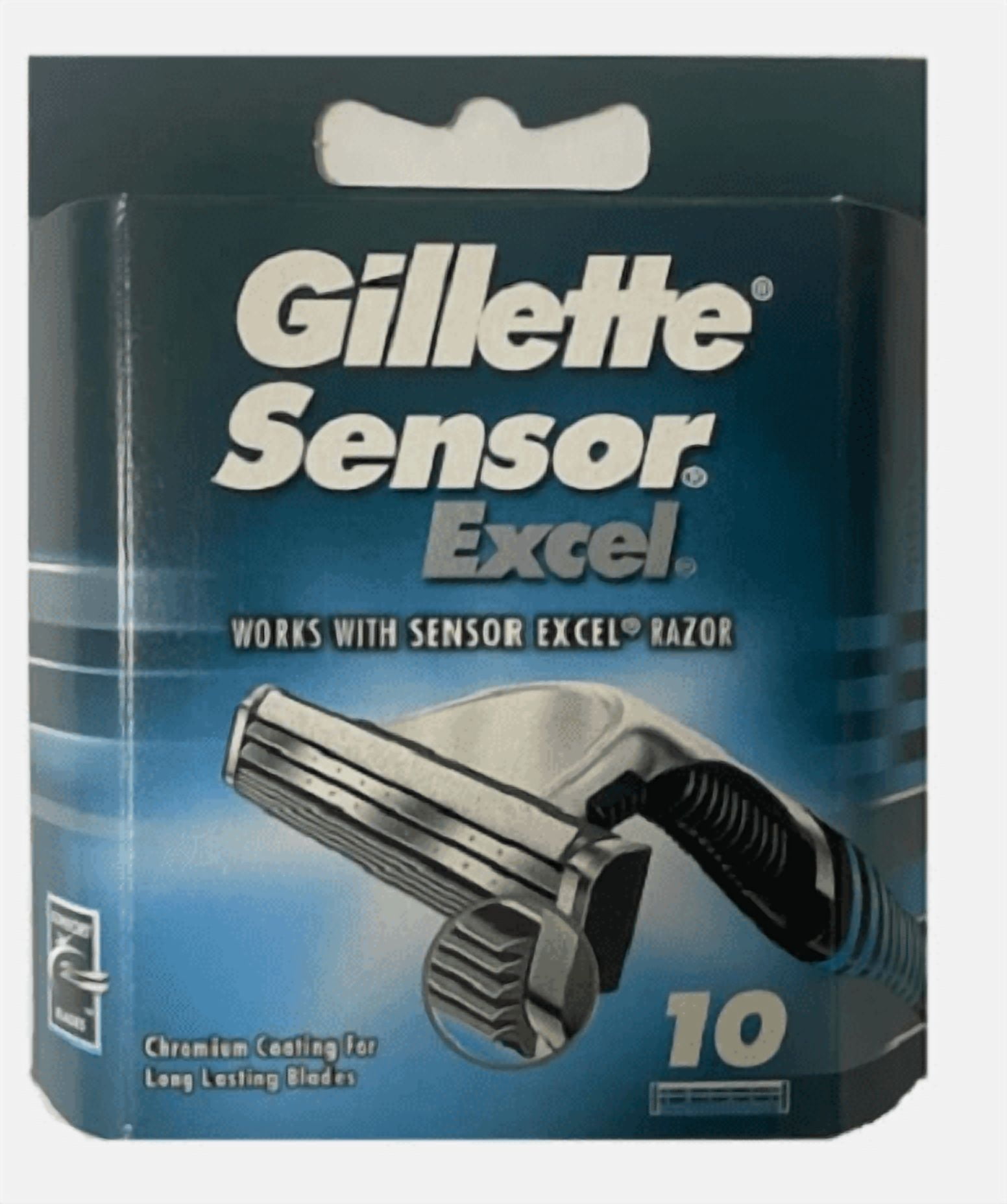 Gillette Sensor Excel Refill Blade Cartridges, 10 Ct. (Pack of 4) + Makeup Blender
