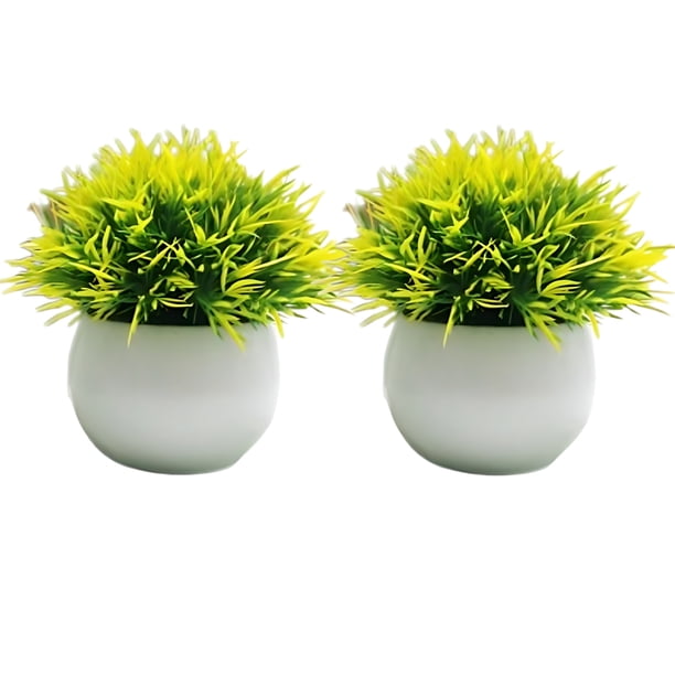 Toystoory 2 piezas de pastos de imitación para la decoración estilo impactante con un mínimo esfuerzo, maceta duradera, adorno de bonsái, Type3 NO3