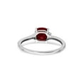 thumbnail image 4 of 1.25 Carat (Ctw) Lab Created Solitaire Ruby Ring in Sterling Silver, 4 of 5