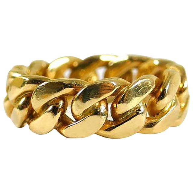 Ladies Fashion Creative Geometric Alloy Chain Ring Jewelry