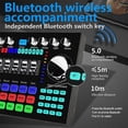thumbnail image 4 of K1 Live Sound Card Portable Bluetooth Sound Card Profession Adjustable Volume Audio for Music Record, 4 of 5