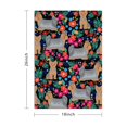 thumbnail image 3 of 4 Pcs Funny Kitchen Towels,Yorkie Dog and Flower Florals Microfiber Dish Towels,Kitchen Tea Towels,Kitchen Towel Set (18" X 26"), 3 of 3