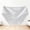 Gray, variant on Naittoop Women's Cotton Stretch Underwear Briefs Soft Breathable V Crossover High Waisted Full Coverage Ladies Panties