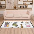 thumbnail image 2 of Yayeee Runner Rug for Bedroom 2'x6' Machine Washable Hallway Non Slip Mat, Magical Halloween, 2 of 8