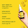 thumbnail image 3 of Beekeeper's Naturals Nasal Spray for Adults with Propolis, Xylitol & Saline, Clears Nasal Congestion, Moisturizes Sinus Canal, & Decongest Sinus Cavities, 1 fl oz, 3 of 7