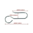 thumbnail image 5 of AOOOWER Reliable Metal S Hooks for Hangings Curtains Simple and Effective Curtain Hooks, 5 of 7
