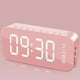 thumbnail image 2 of Reloj despertador con altavoz Bluetooth color rosa, 2 of 5