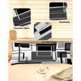 thumbnail image 6 of Black Grey Geometric Body Pillow Cover, Pillowcase Protectors with Zipper, Breathable Decorative Throw Pillow Case Cover, Gray Abstract Striped Art Pillow Shams for Couch Sofa 20x54Inch, 6 of 8