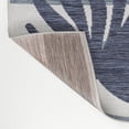 thumbnail image 6 of JONATHAN Y TUSCAN SUN 8 x 10 Area Rug, Veronica Beach Stripe and Palm Leaf - Navy/Cream, TSN402B-8, 6 of 7