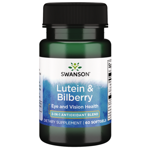 Swanson Standardized Lutein and Bilberry 60 Softgels