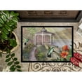 thumbnail image 3 of Carolines Treasures PTW2053JMAT Garden Gazebo Hummingbird Duo Door Mat Indoor Rug or Outdoor Welcome Mat 24x36 Doormat, 3 of 4