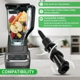 thumbnail image 2 of Replacement Ninja Blender Blade for Ninja 72 oz Pitcher, Compatible with Ninja Kitchen System 1100W Pitcher BL660C BL740 BL770 BL642 BL500C, Black, 2 of 4