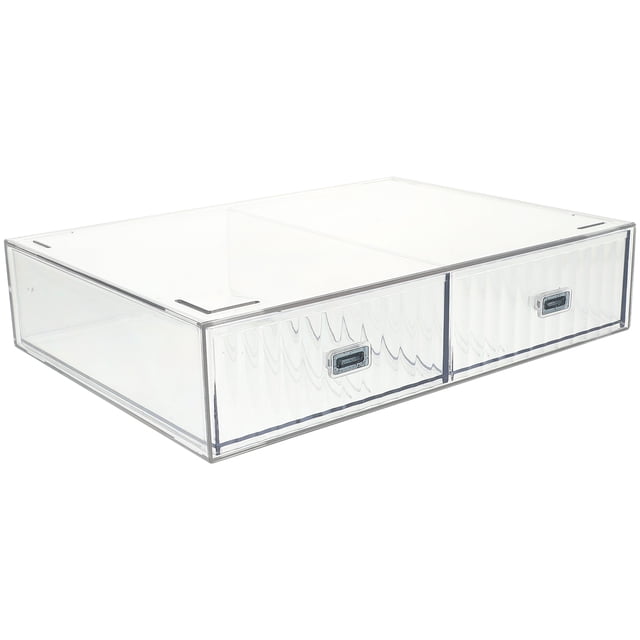 BESTYASH Organizador De Escritorio Con Cajones Transparente Caja De Almacenamiento Plástico Para Oficina Y Hogar