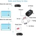 thumbnail image 3 of Aquarium Air Pump, 3w/8w Adjustable Powerful Dual Outlet Aquarium Bubbler For 5-300l Aquarium Ultra Quiet With 1.5m/2m Hose, Air Stone, Check Valve A, 3 of 5
