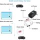 thumbnail image 3 of Aquarium Air Pump, 3w/8w Adjustable Powerful Dual Outlet Aquarium Bubbler For 5-300l Aquarium Ultra Quiet With 1.5m/2m Hose, Air Stone, Check Valve A, 3 of 5