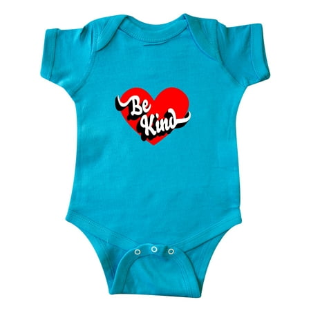 

Inktastic Be Kind Big Red Heart Gift Baby Boy or Baby Girl Bodysuit