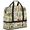 Multicolour 4, variant on Herdesigns Spring Summer Floral Vintage Wildflower Foldable Travel Duffel Bag for Women Men, Gym Tote Bags with Shoe Compartment, Waterproof Carry On Weekend Overnight Bag