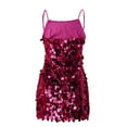 thumbnail image 6 of Roncen Women's Sexy Sparkly Strapless Mini Dress - Casual V-Neck Midi Dress, 6 of 7
