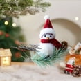 thumbnail image 3 of Bwiyojiz Décorations de Noël pour la Maison, Produits de Vacances, Ornements en Mousse Artificielle Oiseaux Rouges pour Arbre, Cadeaux pour Ami, Rouge, 3 of 6
