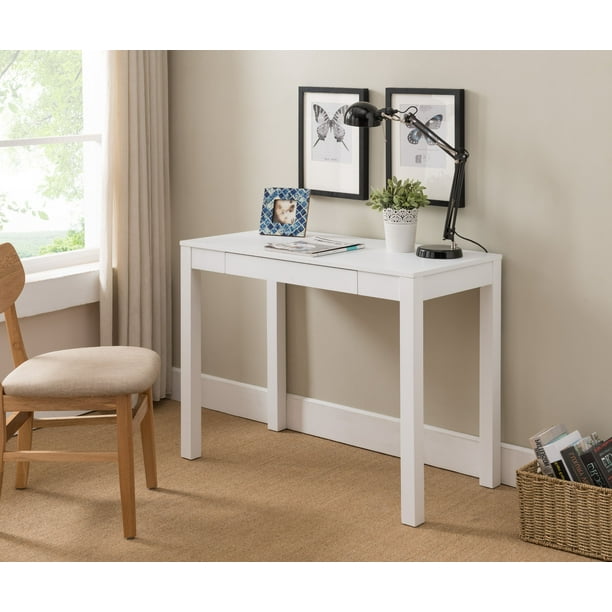 Black Wood Contemporary Home & Office Workstation Computer Desk With