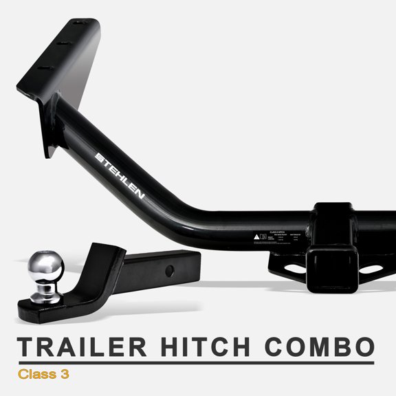 Stehlen 733469495260 Class 3 Trailer Hitch Receiver 2" with Loaded Ball Mount For 2007-2011 Dodge Nitro