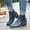 #138-Blue, variant on Retro Martin Boots for Women – Fashionable Autumn Winter Side Zipper Ankle Boots with Chunky Heel & Cut-Out Design for Casual Outfits