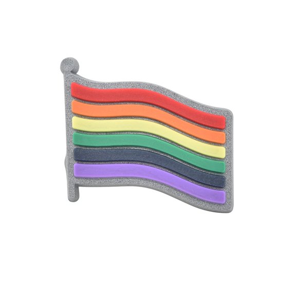 Rainbow Gay Pride Flag Silicone Pins (2 Pins)