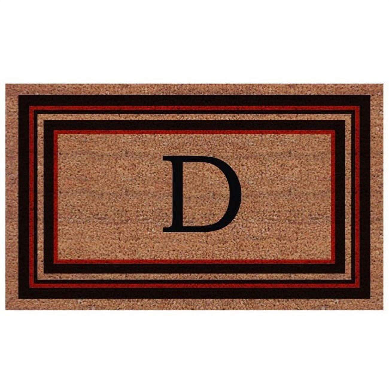 Calloway Mills Calloway Mills Esquire Monogram Outdoor Doormat, Extra-thick 2' x 3' (Letter J)