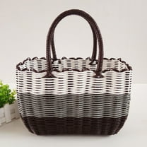 MOKKHNB Bath Basket Woven Basket Gray Washable Material 1Pcs