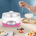 thumbnail image 6 of Yogurt Maker DIY Yogurt Tools 15W Household Low Noise Adults Gifts Energy Saving, Automatic Yogurt Machine, Kitchen Appliance Pink PP Liner, 6 of 8