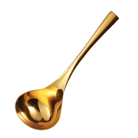 

Sauce Ladles 8.2inch Soup Spoon 304 Stainless Steel Gravy Ladle Mirror-finish Heavy Duty 1-pieces