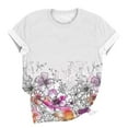 thumbnail image 3 of Cilsoka Plus Shirts for Women Trendy Short Sleeve Tops for Women Plus Size Sexy Tops for Women Going Out Work Blouses for Women Office Spring, 3 of 4