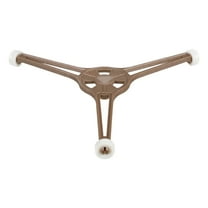 LEORX Universal Microwave Turntable Support Roller Ring Light Brown for Stable Even Heating