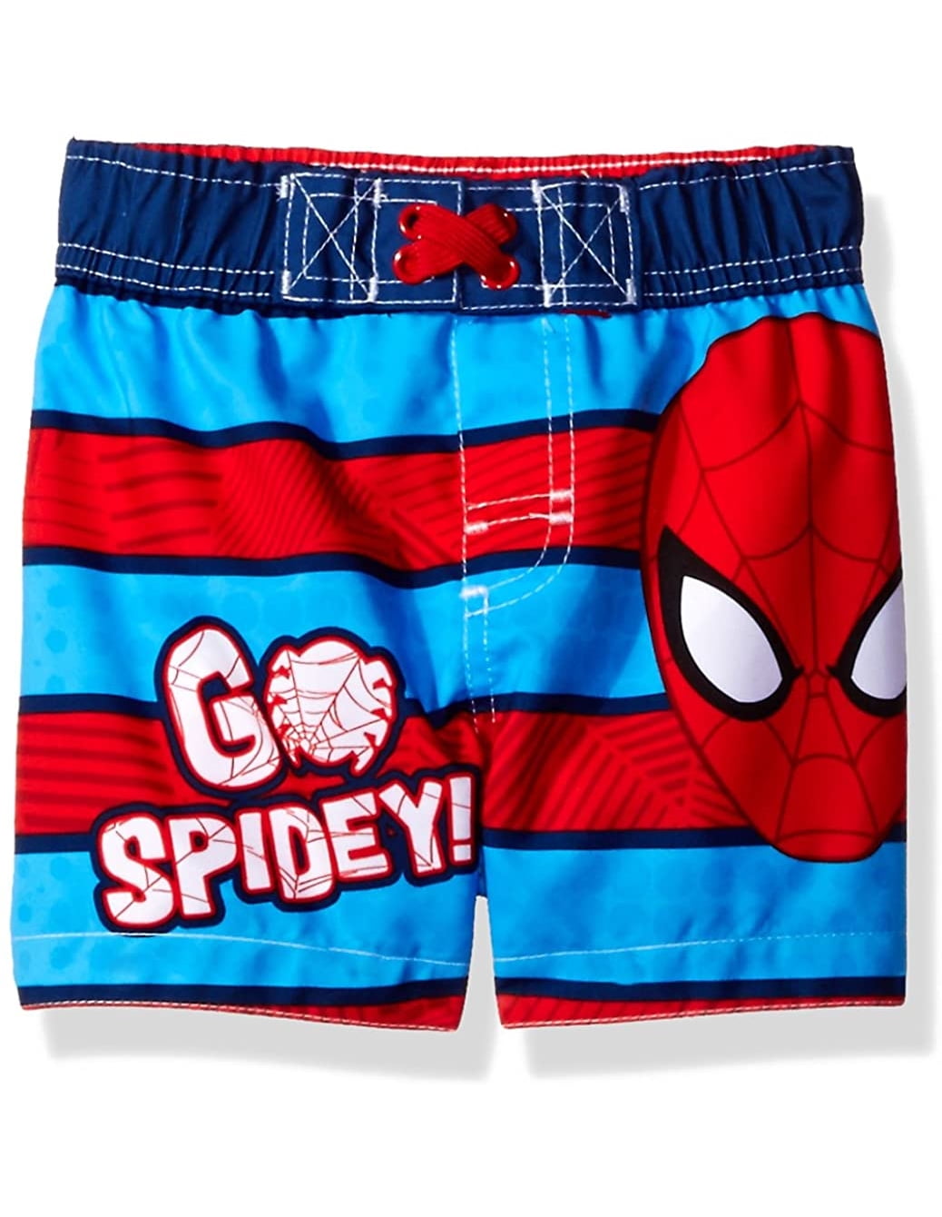 Marvel Spiderman Little Boys Toddler Swim Trunks 