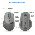 thumbnail image 6 of Noiseless Dual Mode Wireless Mouse Bluetooth 2.4G, Silent Click, DPI Adjustable, 500mA Battery, Display for PC Laptop Mac, 6 of 9